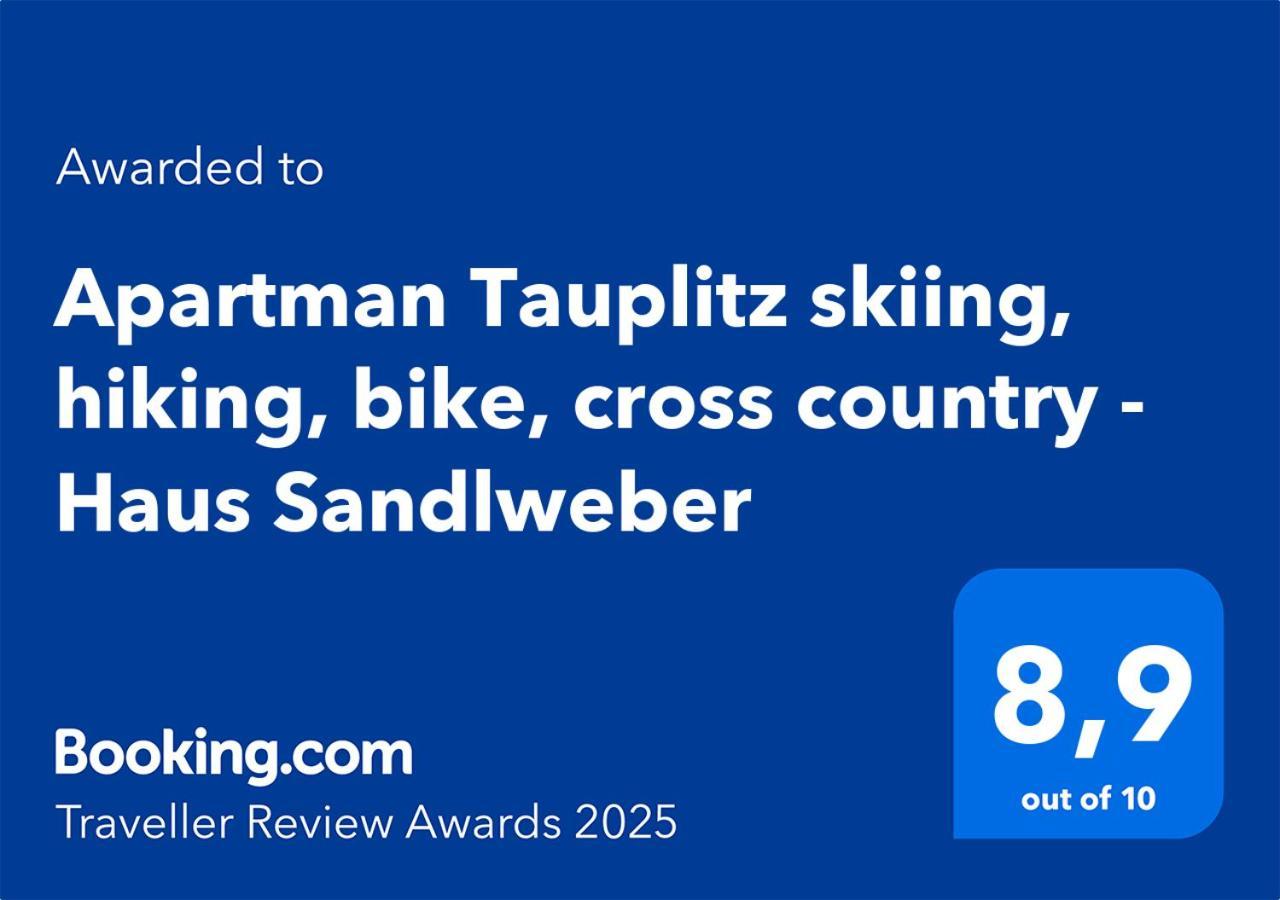 Apartman Tauplitz Skiing, Hiking, Bike, Cross Country - Haus Sandlweber Obersdorf Eksteriør billede